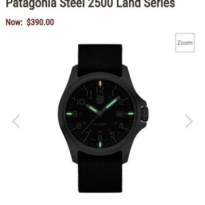 Luminox Black Watch with Green Accents